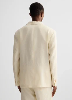 Liu Jo Veste croisée 100% lin|Homme Vestes Et Gilets
