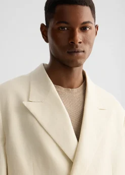 Liu Jo Veste croisée 100% lin|Homme Vestes Et Gilets
