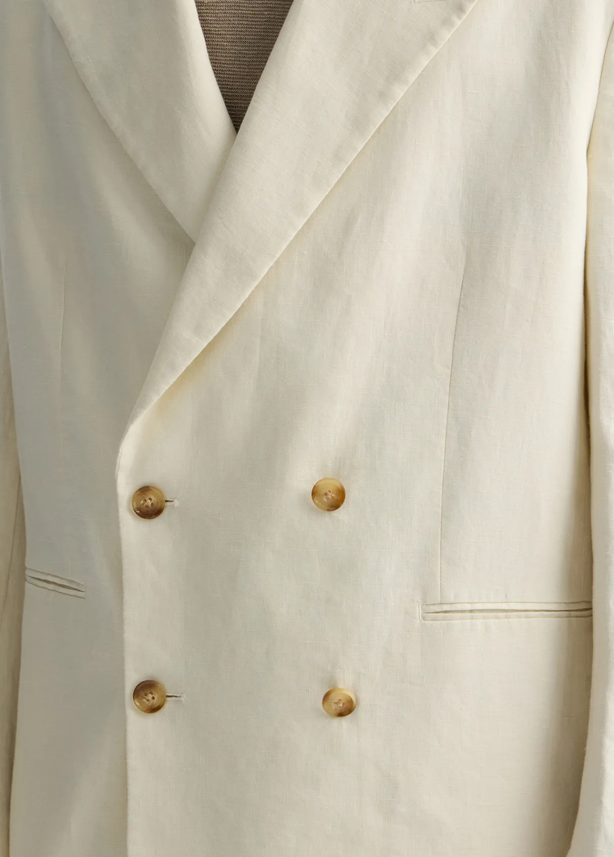 Liu Jo Veste croisée 100% lin|Homme Vestes Et Gilets