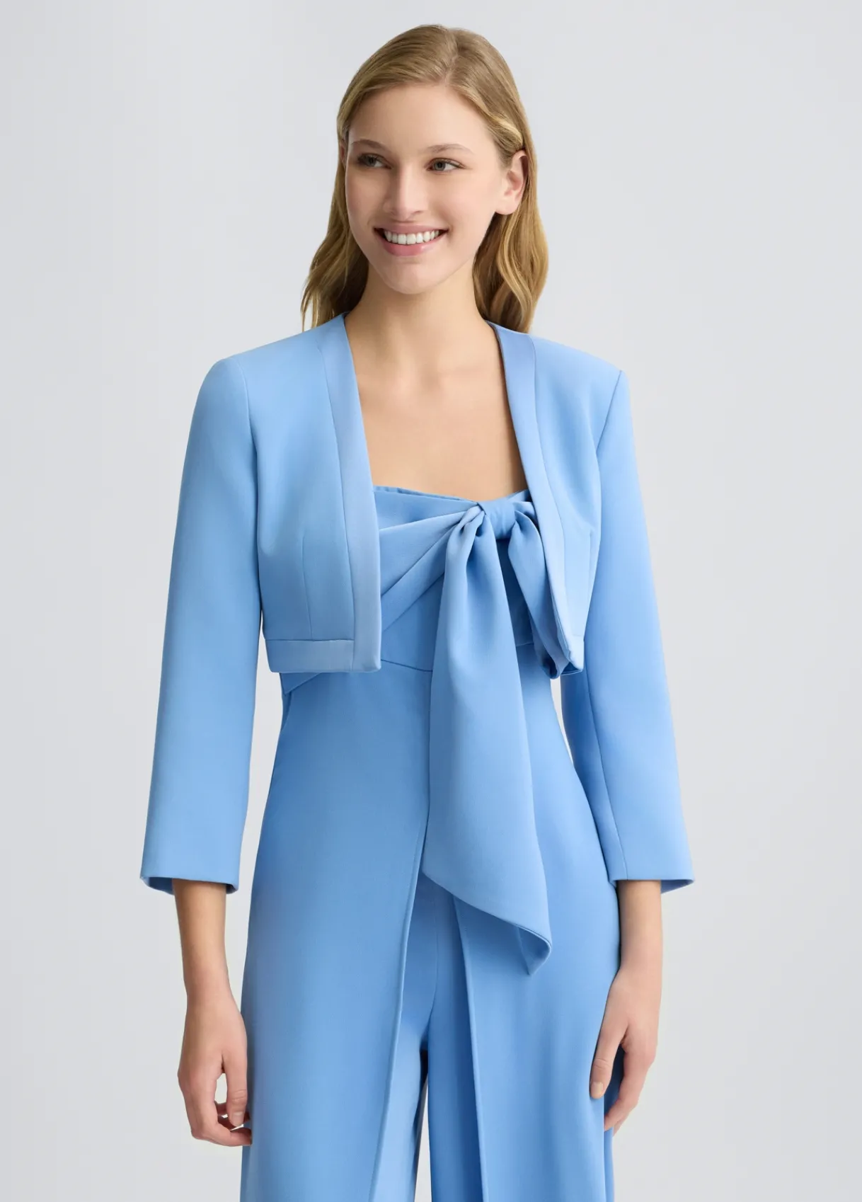 Liu Jo Veste cropped en envers satin|Femme Vestes|Cérémonie