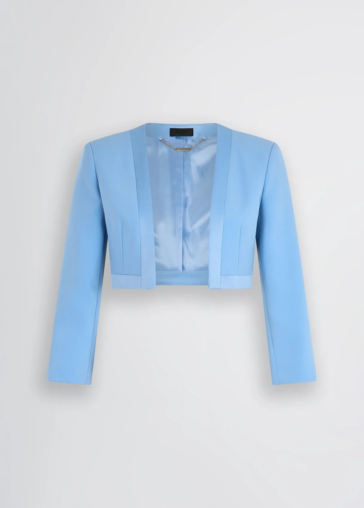 Liu Jo Veste cropped en envers satin|Femme Vestes|Cérémonie