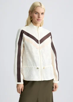 Liu Jo Veste en coton avec broderies|Femme Vêtements De Sport|Vestes