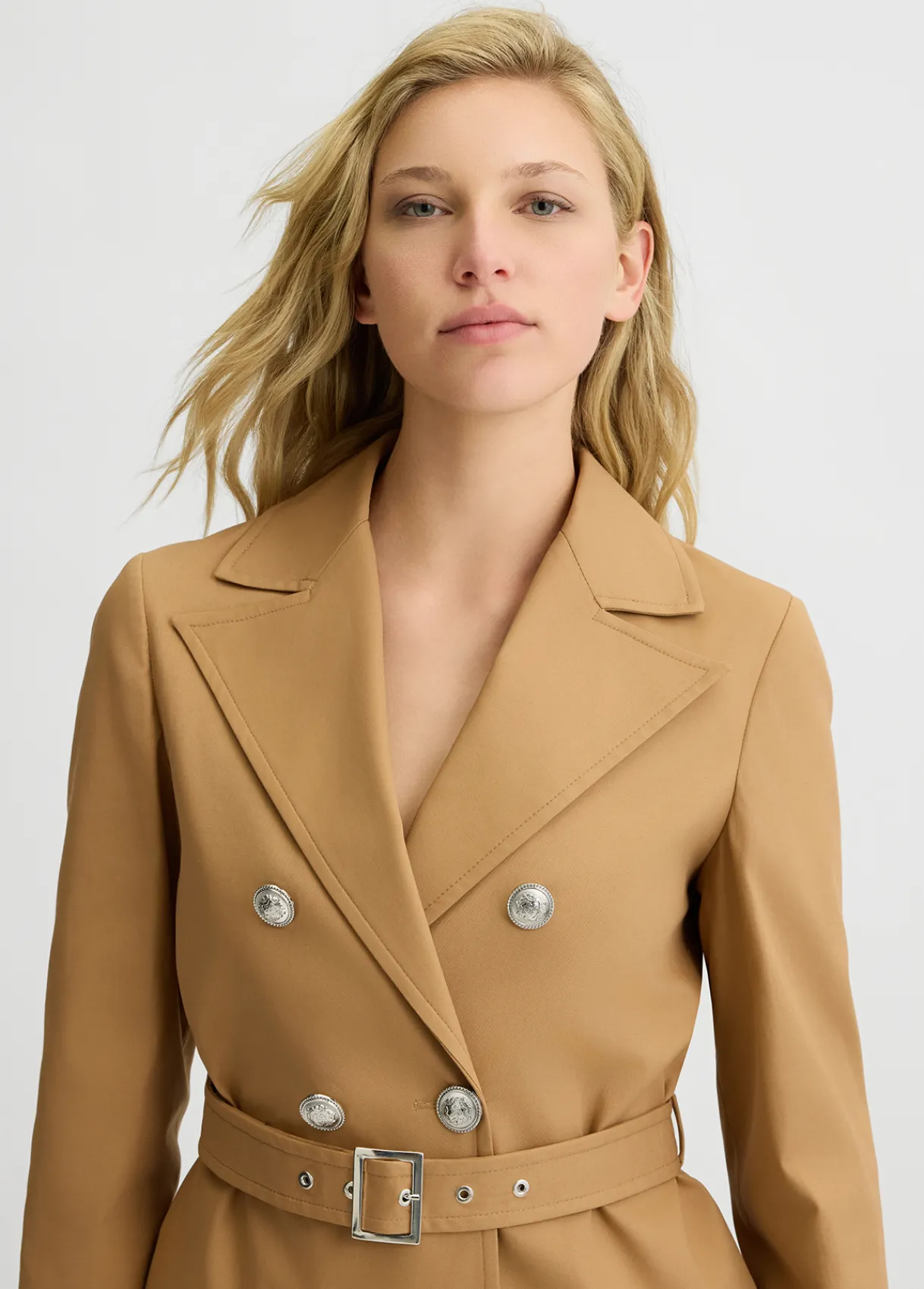 Liu Jo Veste en coton avec ceinture|Femme Manteaux