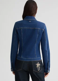 Liu Jo Veste en denim avec strass|Femme Manteaux|Vestes