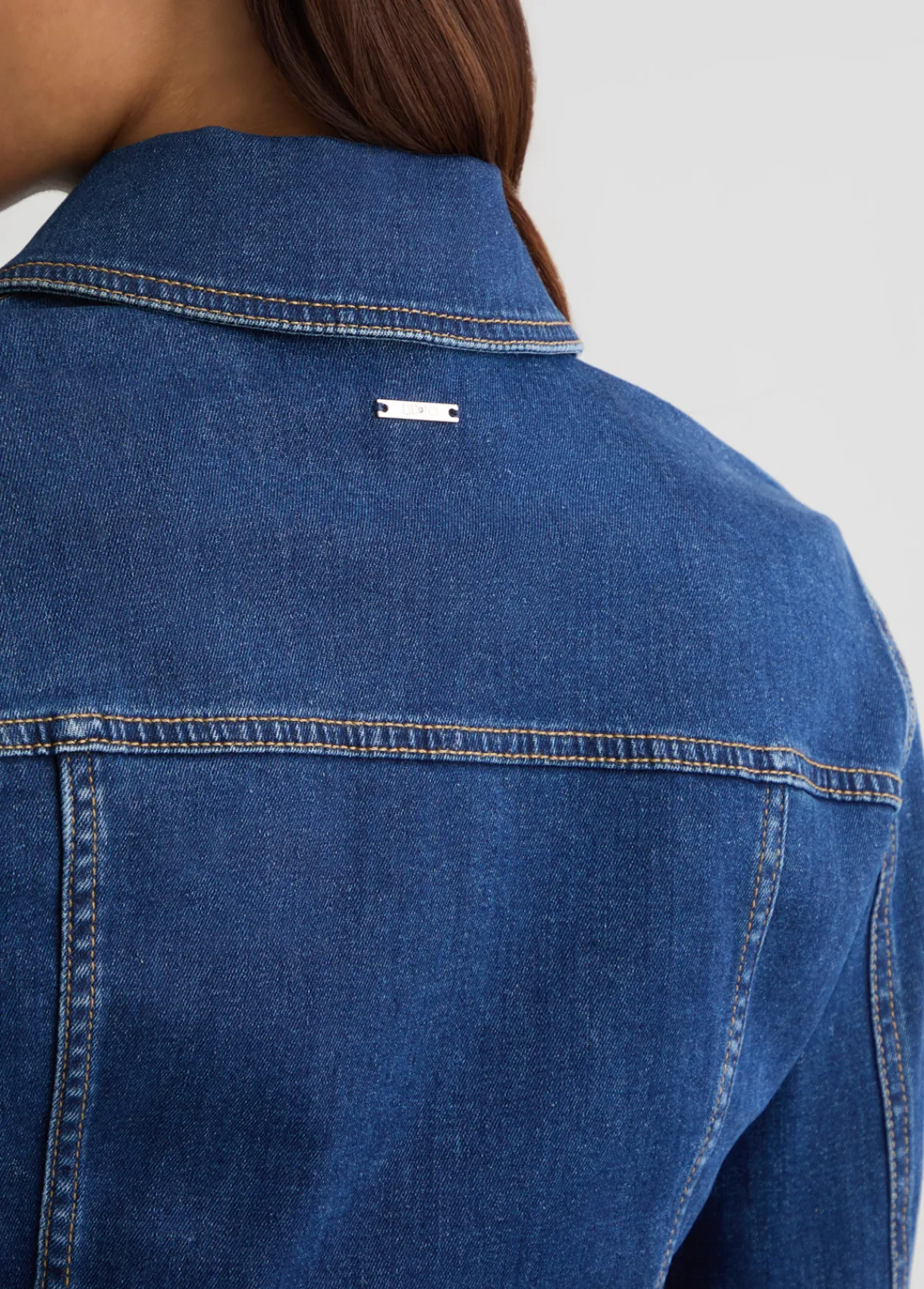 Liu Jo Veste en denim avec strass|Femme Manteaux|Vestes