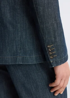 Liu Jo Veste en denim chambray|Homme Vestes Et Gilets
