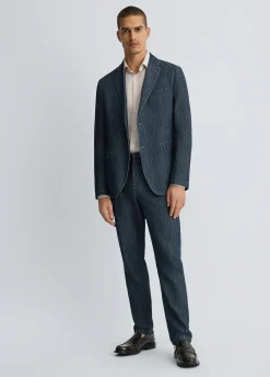 Liu Jo Veste en denim chambray|Homme Vestes Et Gilets