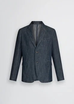 Liu Jo Veste en denim chambray|Homme Vestes Et Gilets