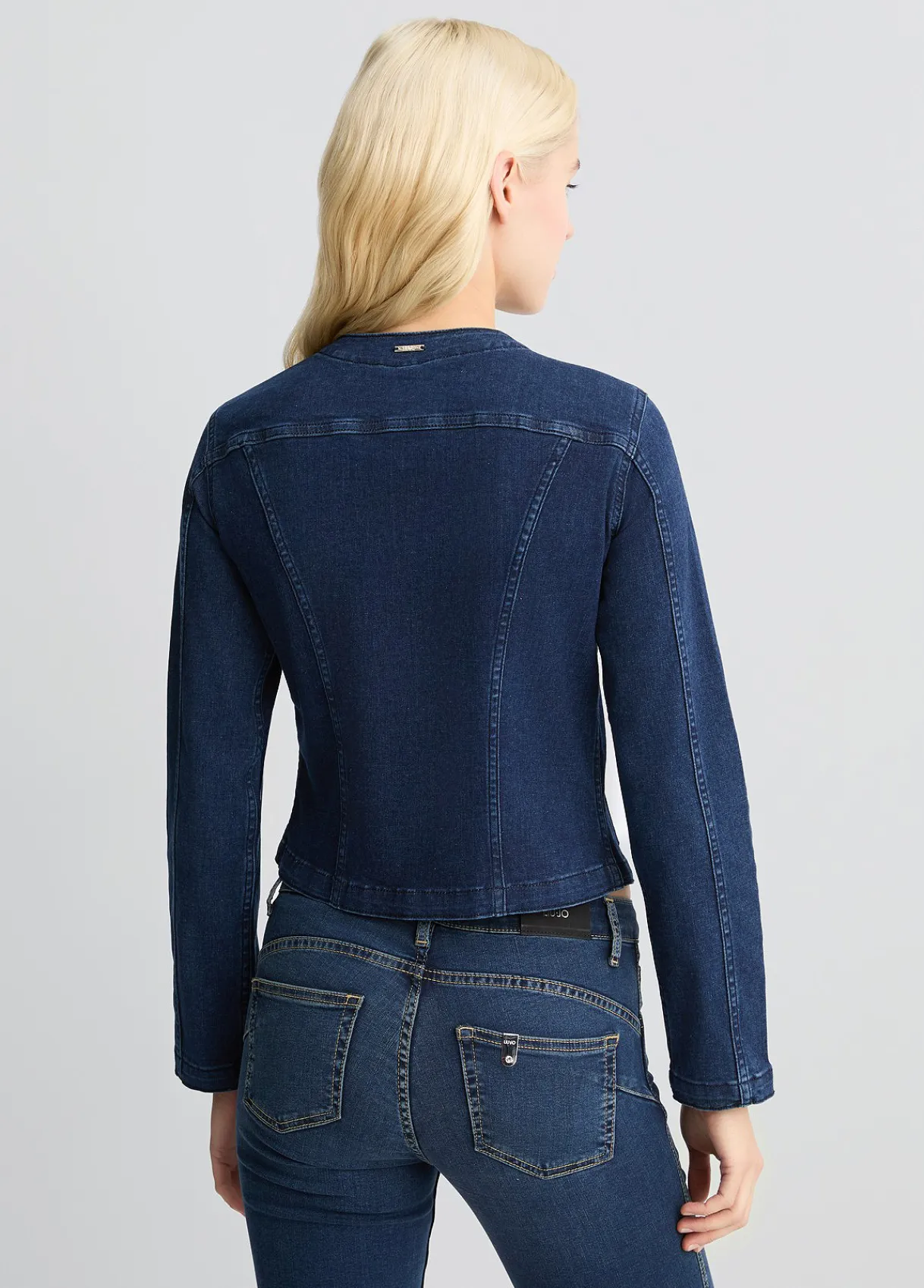 Liu Jo Veste en jean avec chaîne fantaisie|Femme Vestes