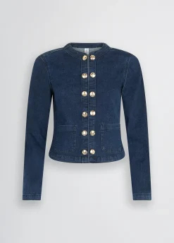 Liu Jo Veste en jean avec chaîne fantaisie|Femme Vestes