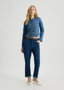 Liu Jo Veste en jean avec chaîne fantaisie|Femme Vestes
