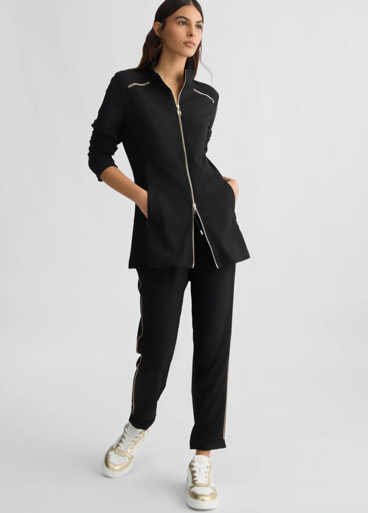 Liu Jo Veste en jersey avec zip|Femme Vêtements De Sport|Vestes