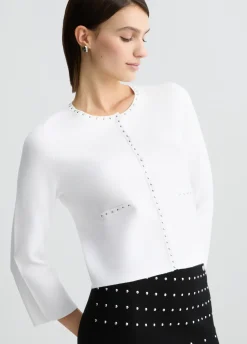 Liu Jo Veste en maille avec clous|Femme Vestes