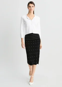 Liu Jo Veste en maille avec clous|Femme Vestes