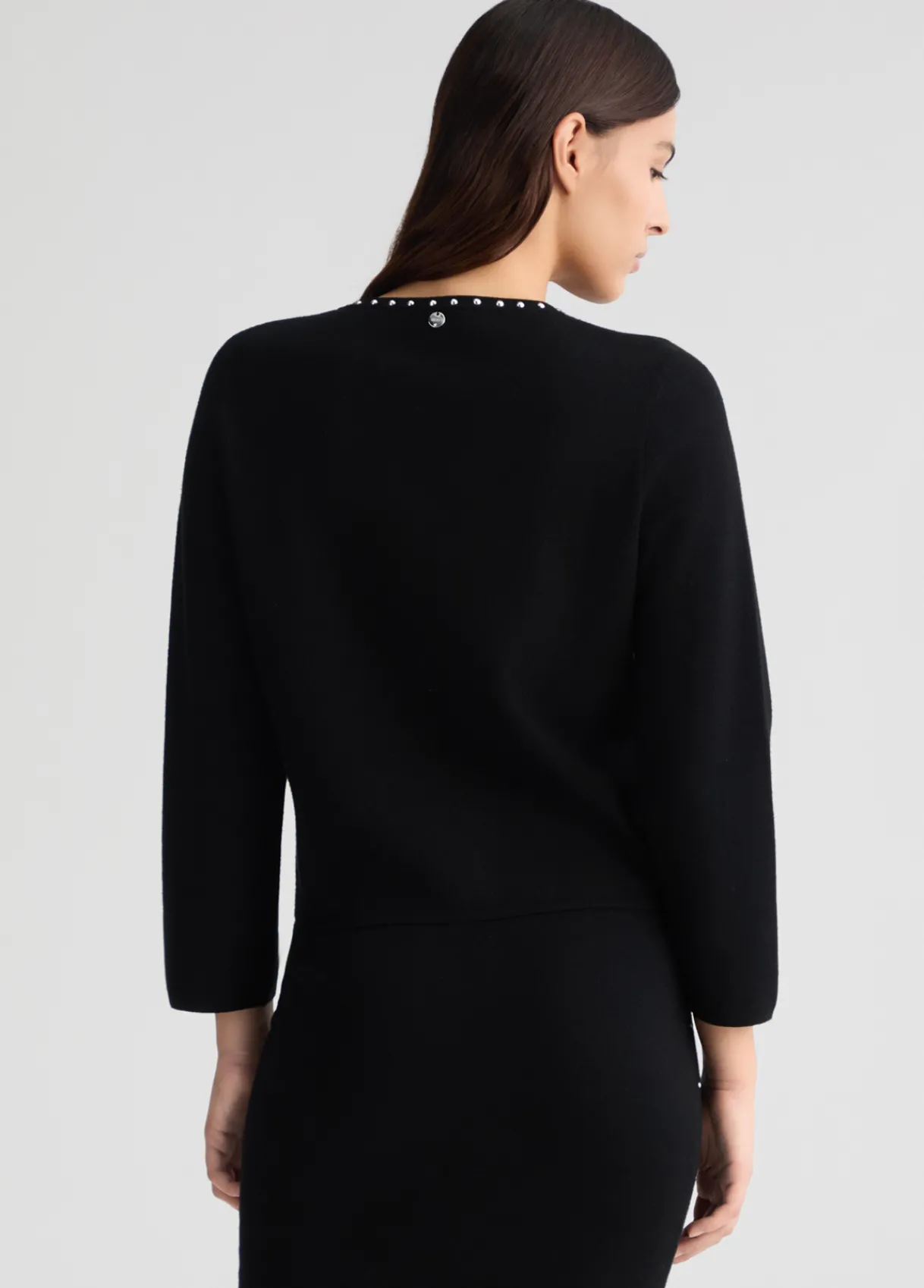 Liu Jo Veste en maille avec clous|Femme Mailles|Vestes