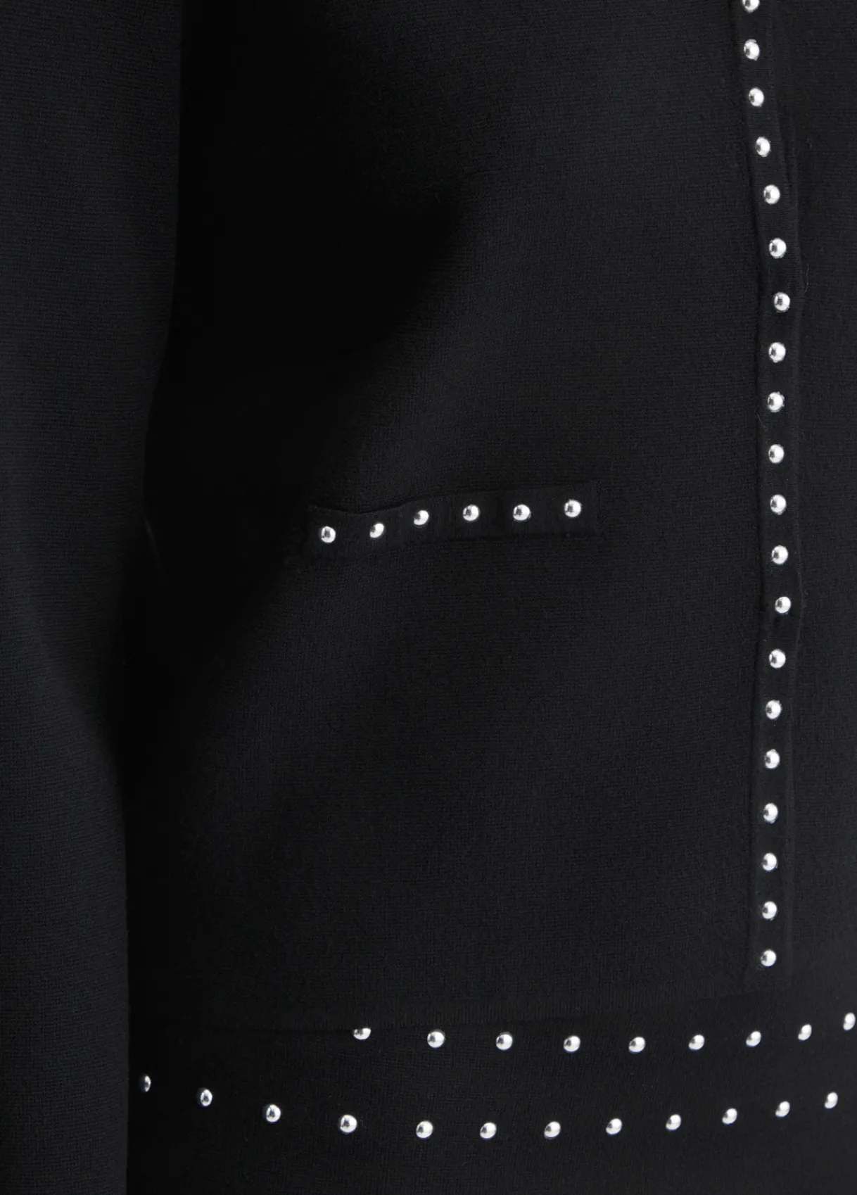 Liu Jo Veste en maille avec clous|Femme Mailles|Vestes