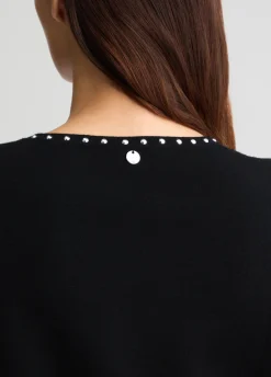 Liu Jo Veste en maille avec clous|Femme Mailles|Vestes