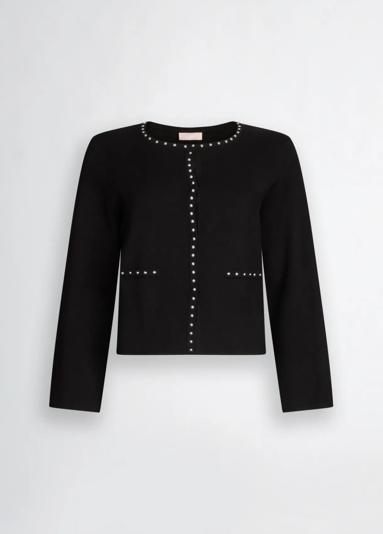 Liu Jo Veste en maille avec clous|Femme Mailles|Vestes
