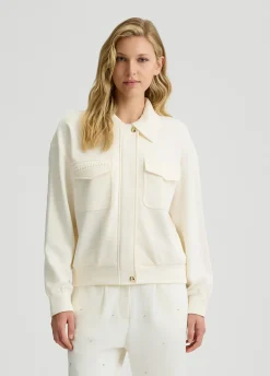 Liu Jo Veste en molleton de coton|Femme Vêtements De Sport|Vestes