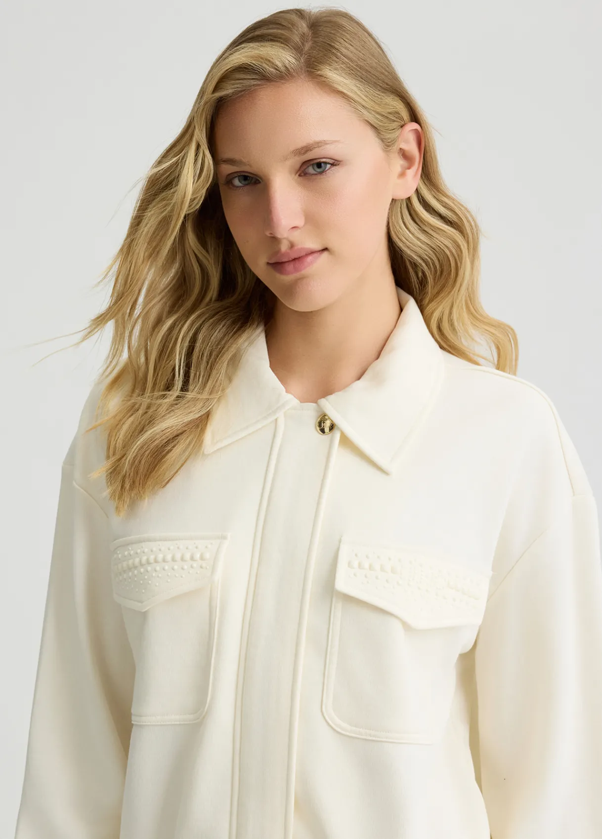 Liu Jo Veste en molleton de coton|Femme Vêtements De Sport|Vestes
