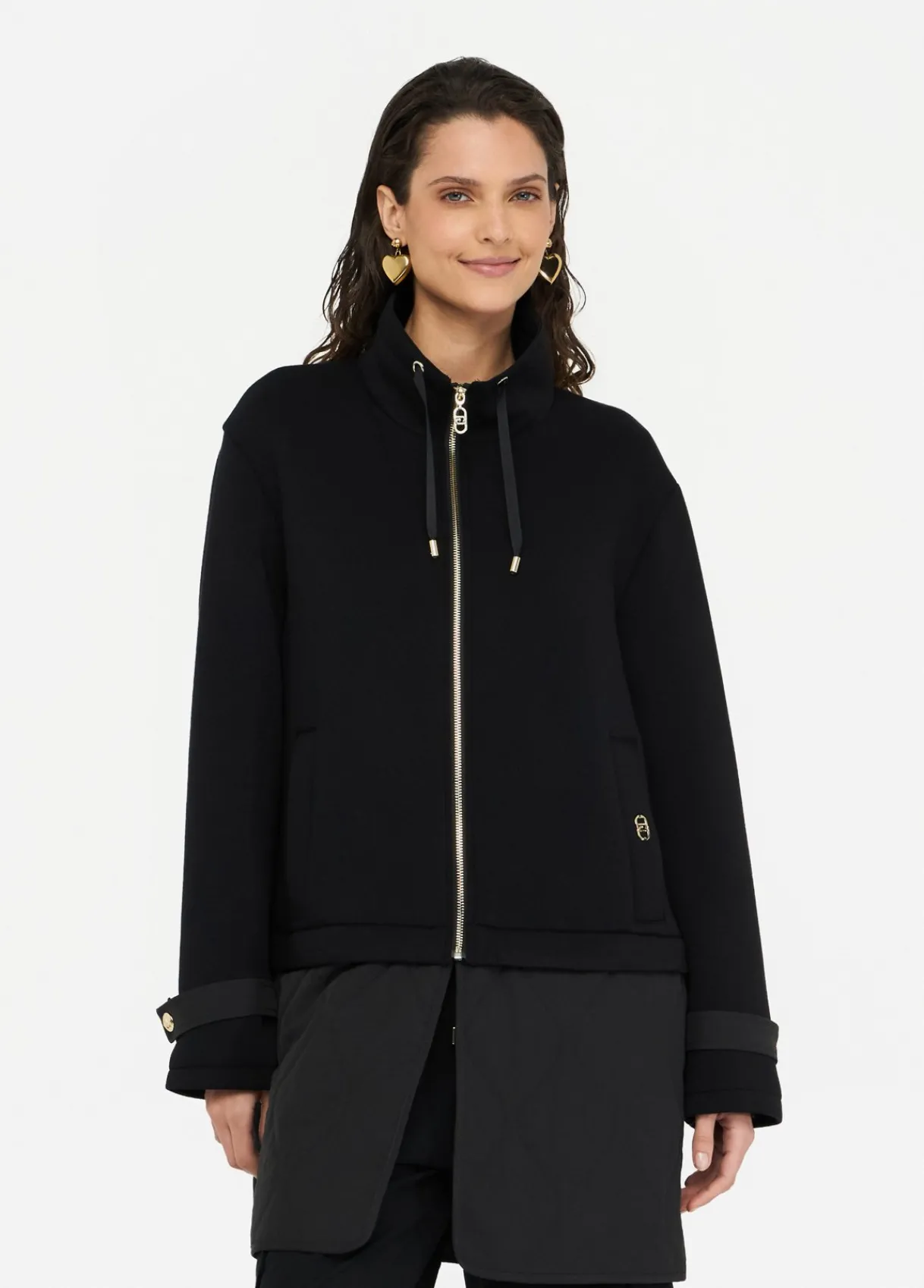 Liu Jo Veste en néoprène et nylon|Femme Manteaux|Vêtements De Sport