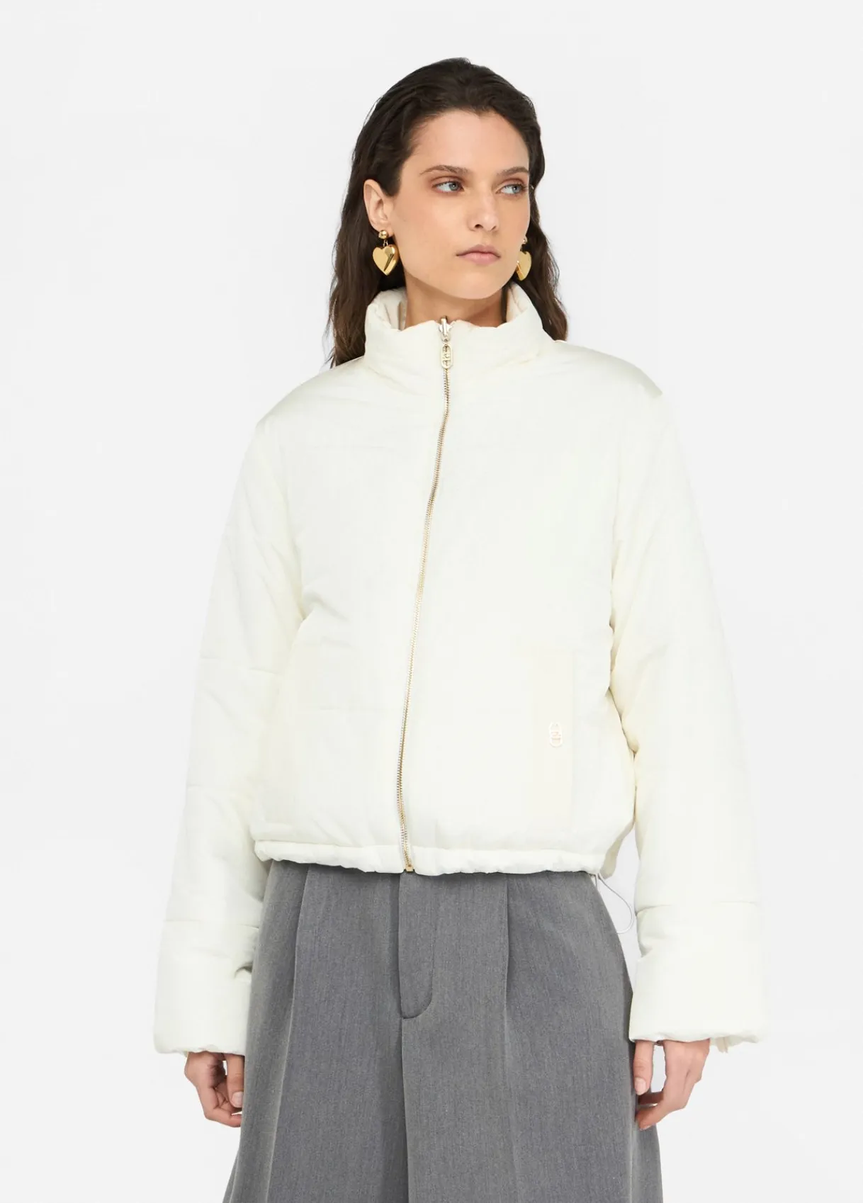 Liu Jo Veste en nylon matelassé et maille|Femme Manteaux|Vêtements De Sport