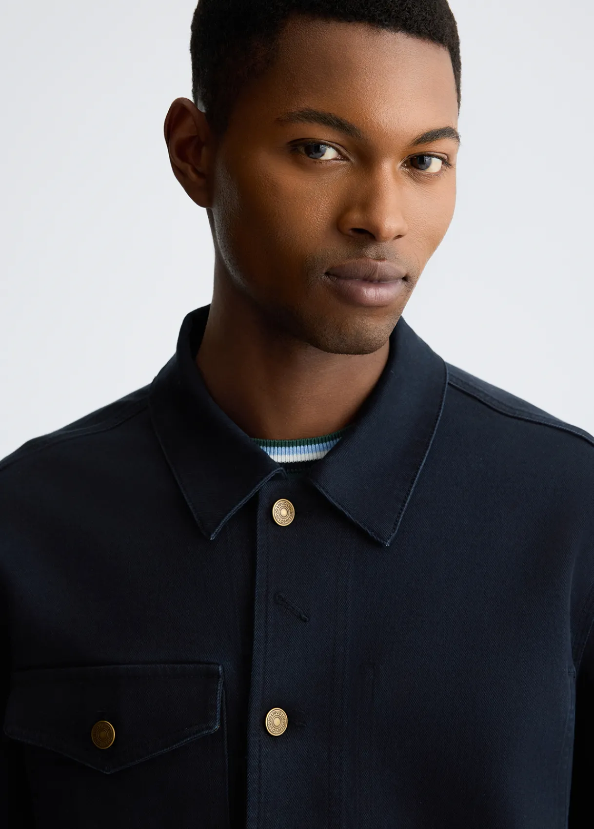 Liu Jo Veste field en denim|Homme Pardessus