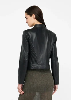 Liu Jo Veste motarde en cuir|Femme Vestes