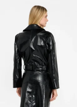 Liu Jo Veste motarde glossy|Femme Vestes