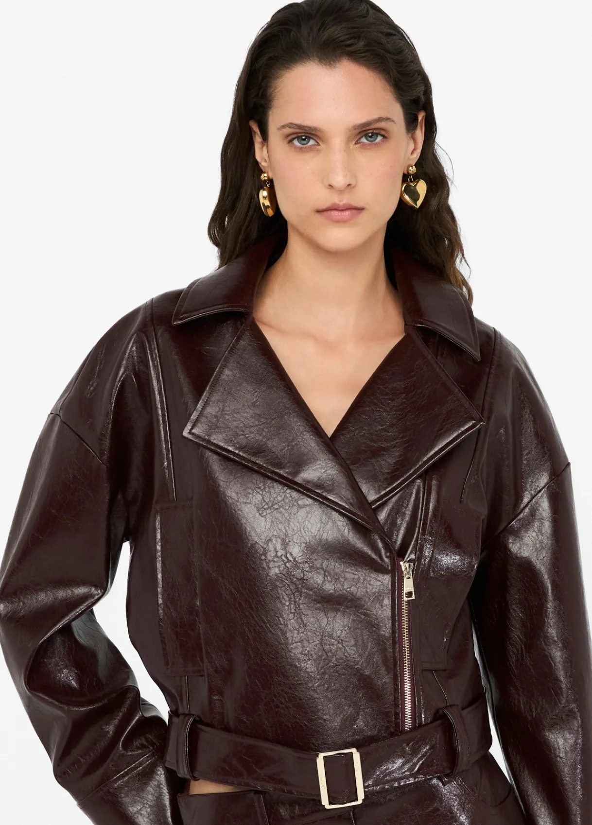 Liu Jo Veste motarde glossy|Femme Vestes