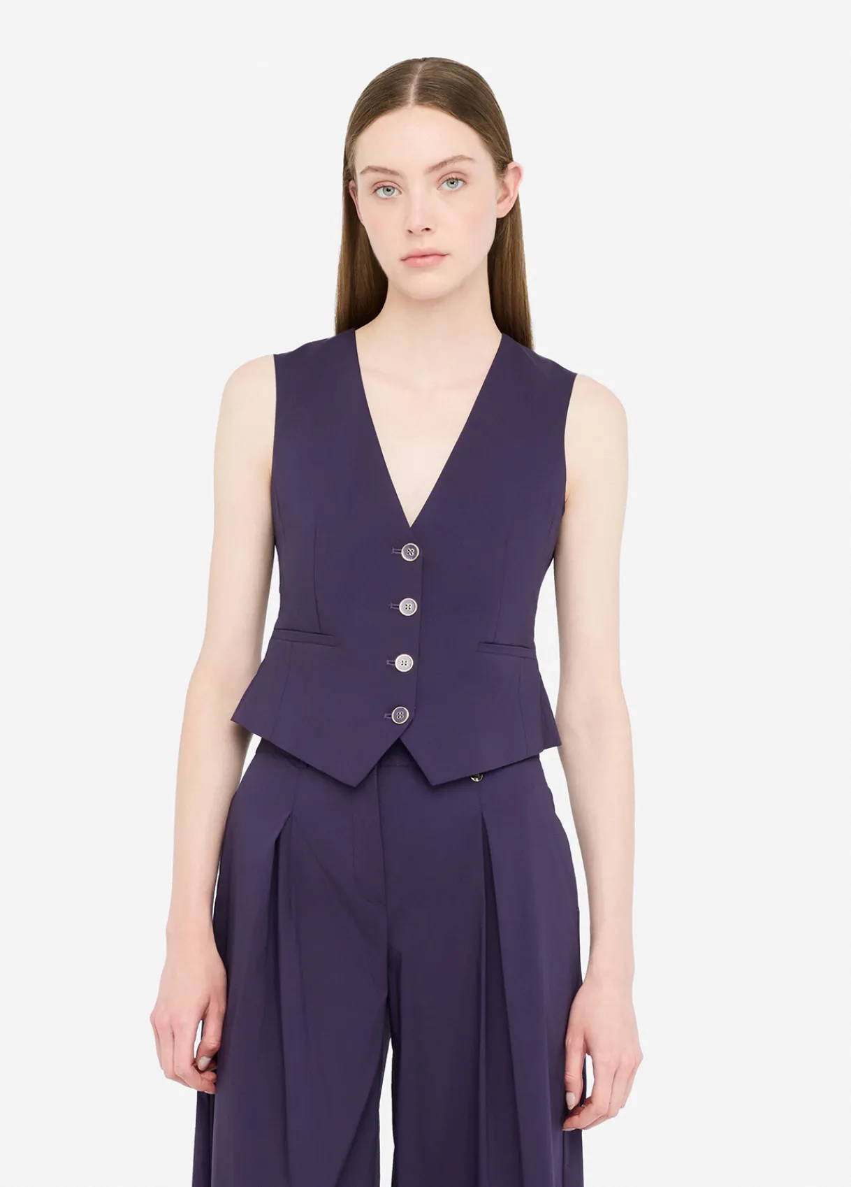 Liu Jo Veste sans manches en popeline|Femme Vestes