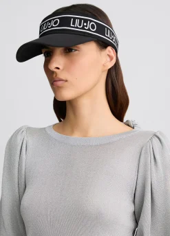 Liu Jo Visière pour la plage avec logo|Femme Bonnets|Mode Plage