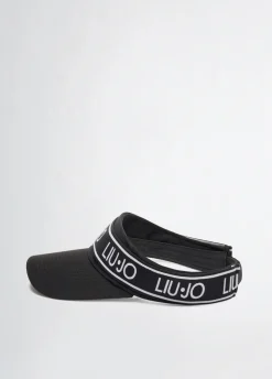 Liu Jo Visière pour la plage avec logo|Femme Bonnets|Mode Plage